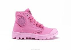 crianças Palladium aurora rosa pampa oi v sapato 24PRD354