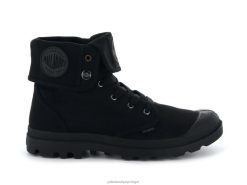 homens Palladium preto folgado botas 24PRD119