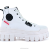 mulheres Palladium estrela branca/marshmallow revolta oi tx sapato 24PRD299