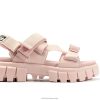mulheres Palladium fumaça de rosa sandália revolta mono sandálias 24PRD305