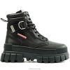 mulheres Palladium preto guarda florestal da revolta sapato 24PRD301