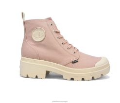 mulheres Palladium rosa sarja palabase botas 24PRD278