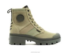 mulheres Palladium vetiver pallabase oi exército botas 24PRD216