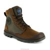 unissex Palladium freio marrom/névoa da lua manguito esporte pampa wpn botas 24PRD114