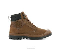unissex Palladium mogno pampa escudo wpplus lux botas 24PRD127