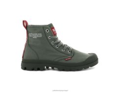 unissex Palladium noite verde-oliva pampa oi desafio botas 24PRD105