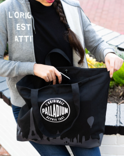 unissex Palladium preto/cinza bolsa paris bolsas 24PRD330