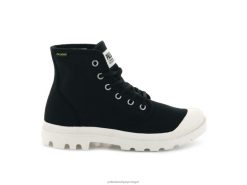 unissex Palladium preto/marshmallow pampa hi originale botas 24PRD109