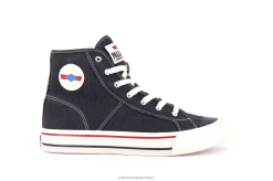 unissex Palladium preto palla louvel sapato 24PRD148