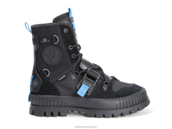 unissex Palladium preto pallashock x destino botas 24PRD37