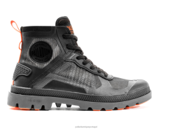 unissex Palladium preto pampa lite plus matryx botas 24PRD6