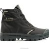 unissex Palladium preto pampa liteplus reciclar wpplus botas 24PRD104