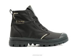unissex Palladium preto pampa liteplus reciclar wpplus botas 24PRD104