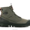 unissex Palladium verde escuro pampa travel lite botas 24PRD96